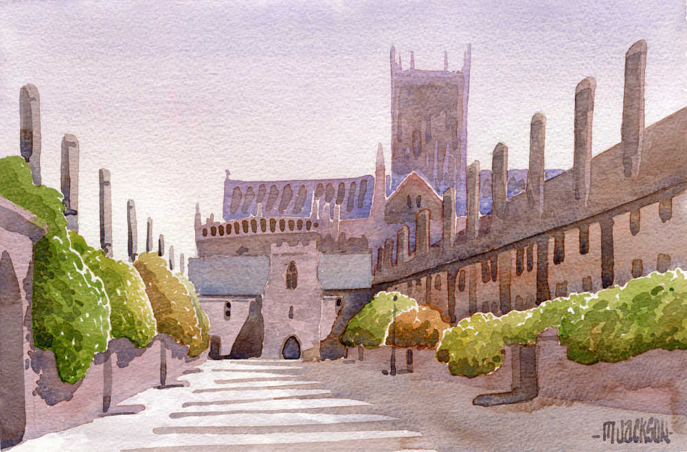 Vicars Close Watercolour